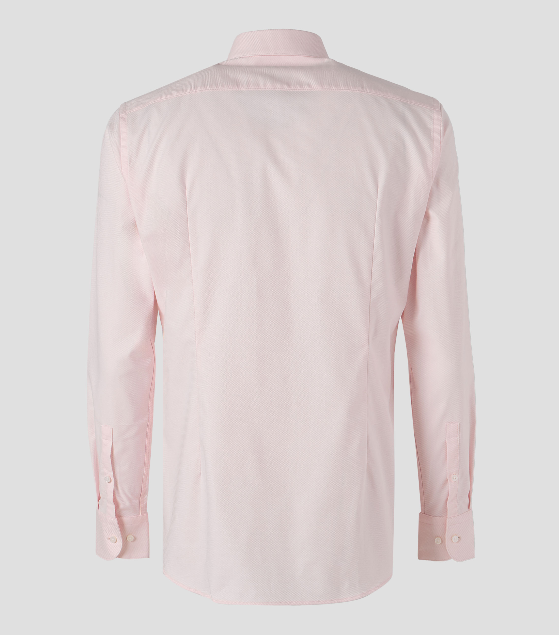 Camisa lisa manga larga Hombre